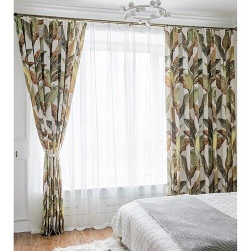 Free Custom GYC2563 Gyrohome 1PC Big Leafs Blackout Curtain "Customised" Window Living Room Dec