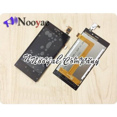 For Highscreen Zera F rev.S LCD Display Screen Touch Digitizer Sensor Glass Panel LCD Full Assembly Parts Sensor + tracking