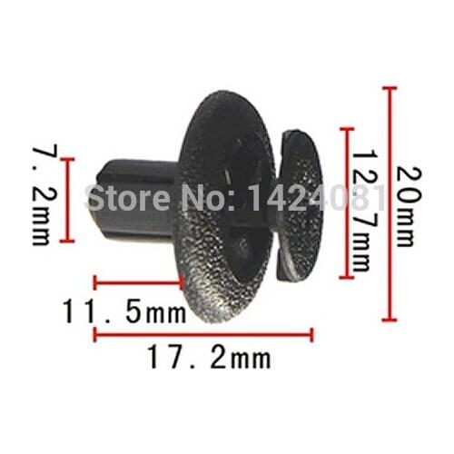 20x Nylon Fastener Rivet Push-Type Retainer Clip(20x11.3x7mm) 90467-07138 9046707138