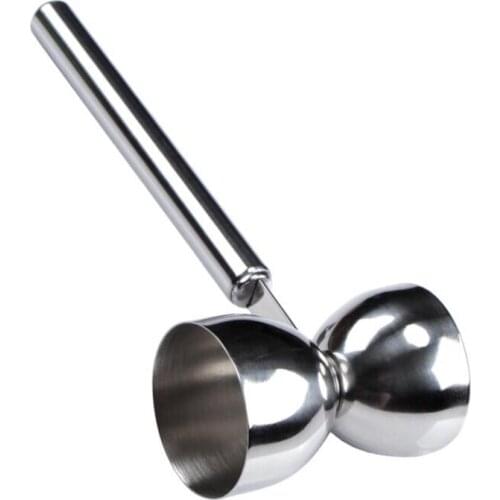 25/35ml Stainless Steel Double Heads Drink Shaker Wine Jigger Cocktail Mixer Bartender Supplies Kitchen Long Handle Measure Cup