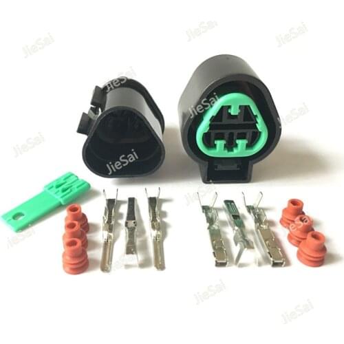 3 Pin KUM PB625-03027 PB621-03020 Female And Male Auto Connector Headlight Socket