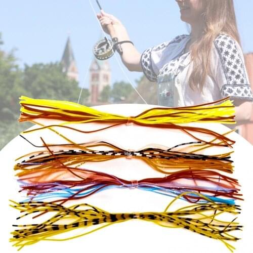 4Pcs Fishing Luminous Silicone Lines Artificial Fishing Bait Tackle Accessories Fishing Tools Equipment Gift for Fishing Lovers