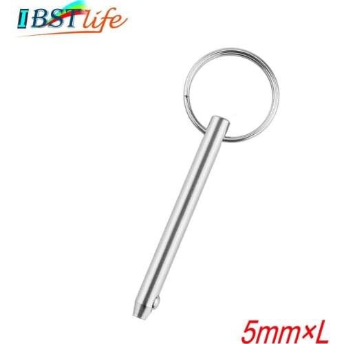 5mm Marine Grade 316 Stainless Steel Quick Release Ball Pin for Boat Bimini Top Deck Hinge Marine Boat