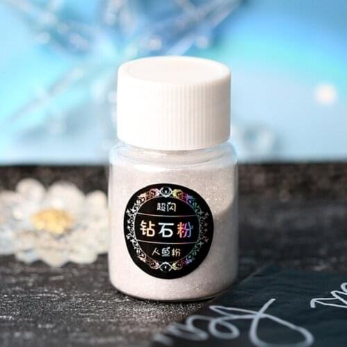 Diamond Powder Handmade Diy Pearlescent Powder Glitter Clear Crystal Epoxy AB Glue Color Matching Material Package