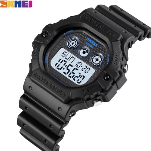 SKMEI Led Digital Watch Sports Watch Men Wristwatches Mens Clock 2 Time Count Down Alarm Chrono Watches Mens Relogio Masculino