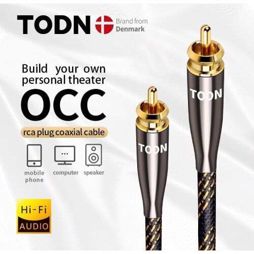 TODN Toslink Digital Fiber Optical Audio Cable Male to Male Premium SPDIF Coaxial RCA Cable for Sound Bar CD DVD Digital TV Xbox