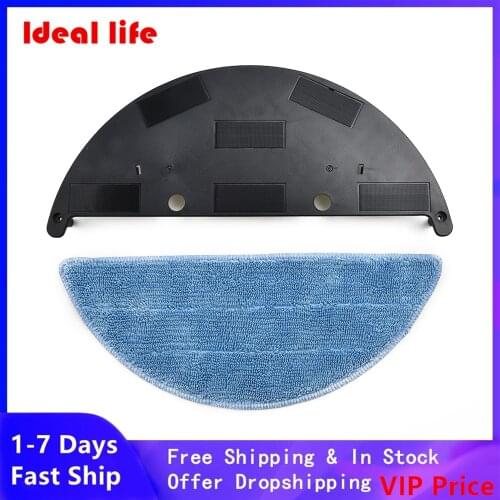 Mop Plate Holder Bracket With Mop Cloth Mopping Cloths Rack For Ilife V5S V5s Pro V5 ILIFE V3s V3S PRO V50 Robot Vacuum Cleaner