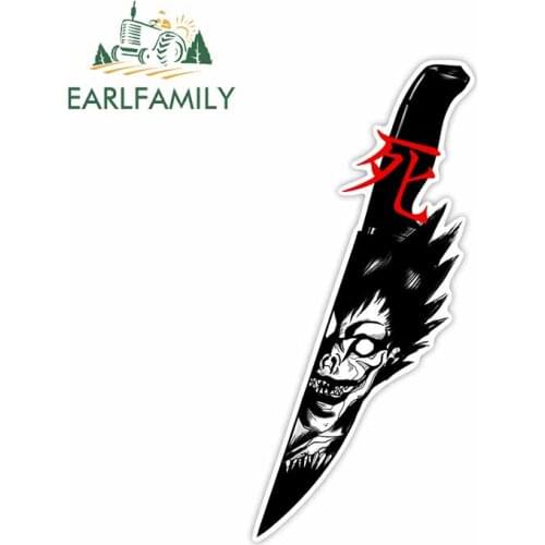 EARLFAMILY 13cm x 6cm for Death Note Ryuuku DIY Motorcycle Car Stickers Waterproof Graffiti Sticker Body for Car VAN Decal