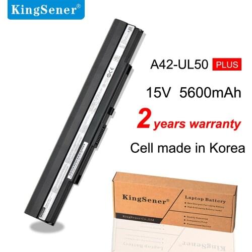 KingSener 15V 84WH A42-UL50 Laptop battery for ASUS UL30 UL30A U30JC UL50 UL80 U30 U35 U45 UL30A UL80A Series A41-UL80 A42-UL30