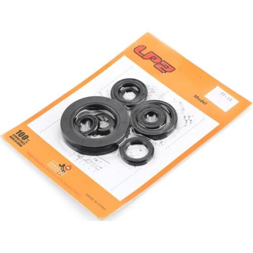 Artudatech Engine Oil Seal Kit Set 8pcs Seals for Honda CR250R CR500R 1988-2001 cr250r cr500r Motorcycle Accessories Parts