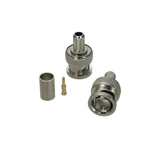 Connector BNC male plug crimp RG8X RG-8X LMR240 cable 75ohm