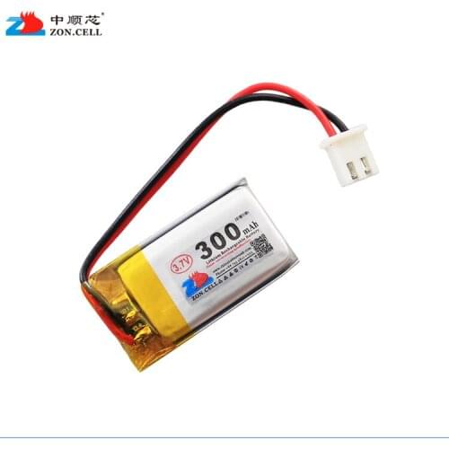 In the core 300mAh 501730 3.7V lithium polymer battery tape reading business pen Bluetooth device Rechargeable Li-ion Cell