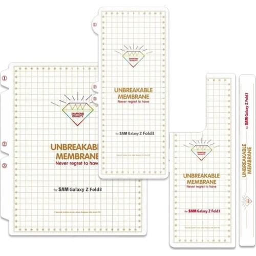 HD&Matte UNBreakable Membrane Screen Protector For Samsung Galaxy Z Fold 3 Full Cover Front Back Hydrogel Film For Galaxy Fold