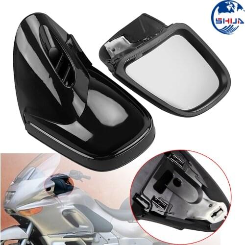 Motorcycle Accessory Black Rearview Side Mirrors Ftis For BMW K1200 K1200M K1200LT 1999-2008 2007 2006 2005 2004 2003