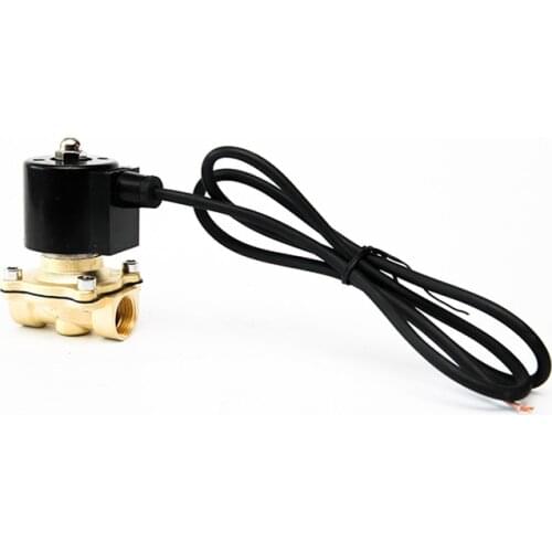 3/8" Normally Closed Brass Fountain Solenoid Valve 110V 24V 12V 24v Solenoid Valve For Underwater