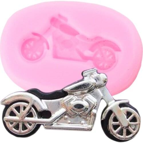 New Motorcycle Silicone Mold Kitchen Resin Baking Tool DIY Pastry Cake Fondant Moulds Dessert Chocolate Lace Decoration Supplies