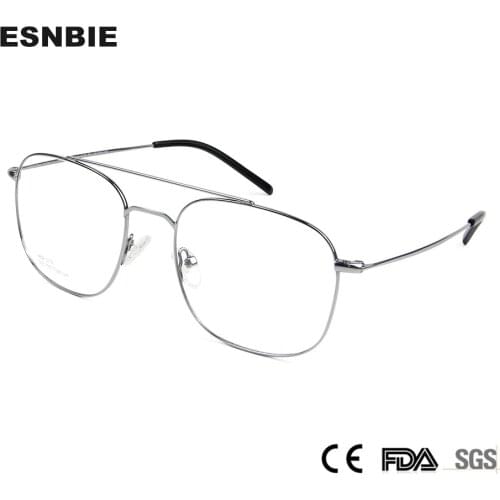 Beta Titanium Glasses Frame Men Pilot Prescription Eyeglasses Ultralight Weight Myopia Optical Frame Eyewear Women