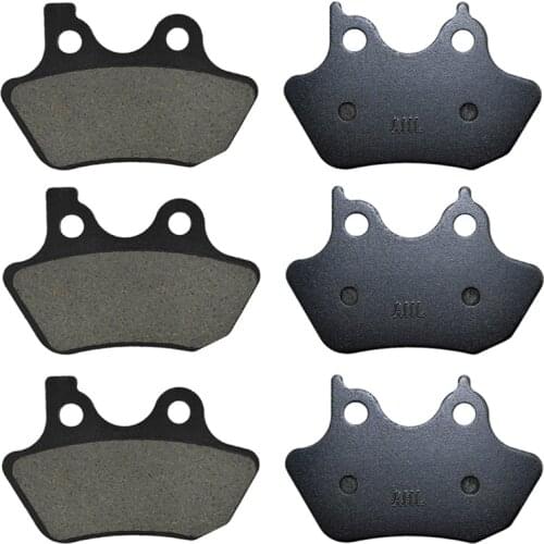 Motorcycle Front Rear Brake Pad For Harley Touring Electra Road King Street Glide FLHR FLHT FLHX FLHTCU V-Rod VRSCA VRSCB