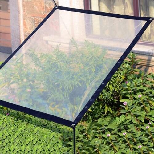 Transparent Rain Canopys Thickened PE Succulents Insulation Anti Freezing Anti Birds Balcony Window Windshield Canopys H88F