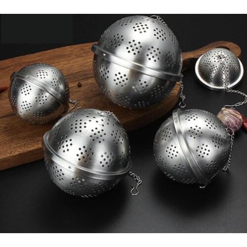 Seasoning ball manufacturers direct 304 stainless steel weibao seasoning tea bao soup stewed meat isolation tennis brine bag