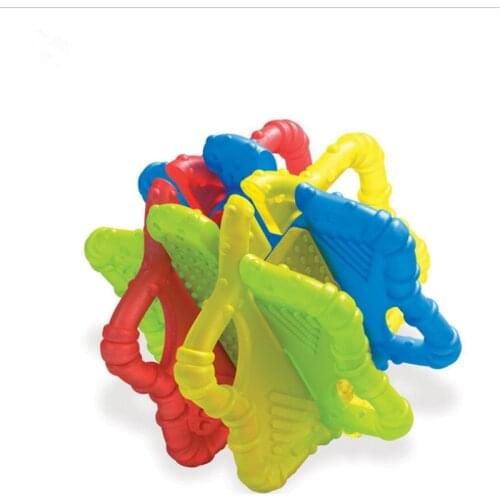 High Quality Silicone CartoonToddler Molar Teeth Pain Relief Tool Kids Teether Teething Beads Baby Shower Gift