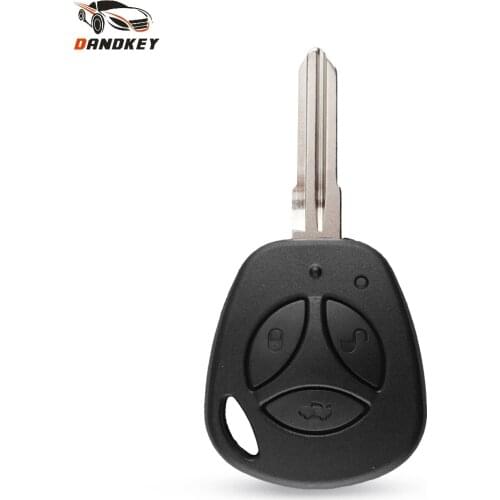 Dandkey 20X 3 Buttons Replacement Car Key Shell For Lada Vesta Granta Priora Kalina Uncut Auto Blank Remote Key Case Cover Fob