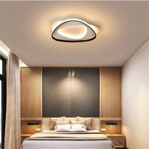 ORY Modern Ceiling Light Fixtures with Remote 3 Colors LED Dimmable Home Decorative for Parlor Bedroom Office