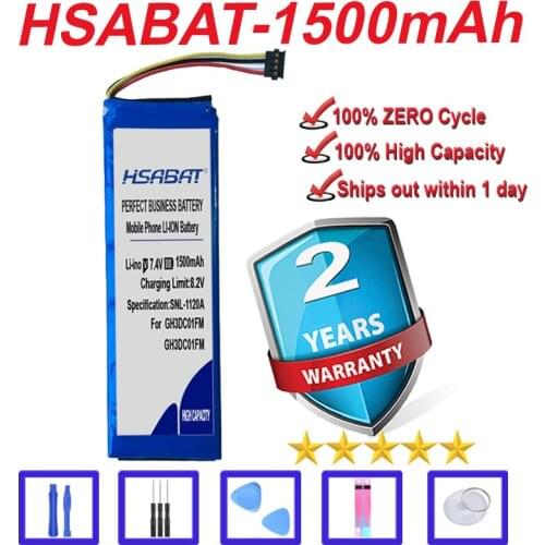 Top Brand 100% New 1500mAh Battery for GH3DC01FM in stock