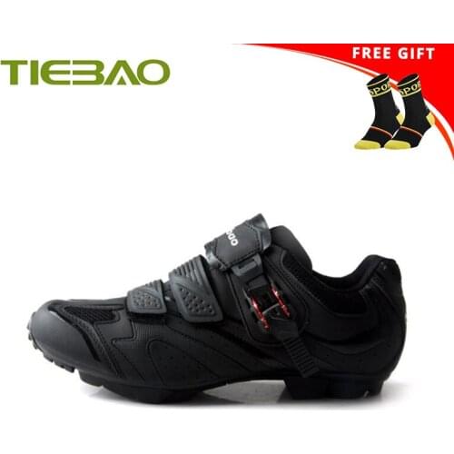 Tiebao Cycling Shoes Mtb Men Breathable Professional Self-Locking MTB Bicycle Shoes Non-Slip Bike Racing Shoes Sapato Ciclismo