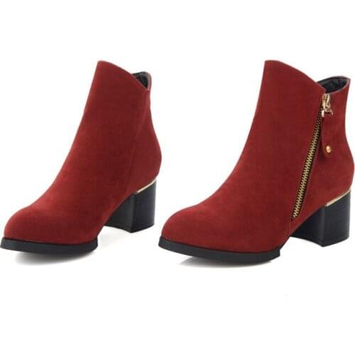 Big Size Fashion personality short boots boots women shoes ankle boots for women ladies boots shoes woman winter