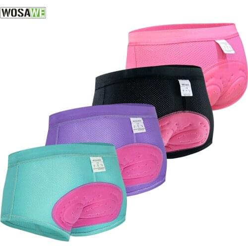 Women Cycling Shorts Gel 3D Padded Road Bicycle Comfortable Underwear Compression Tights Bike Underpant