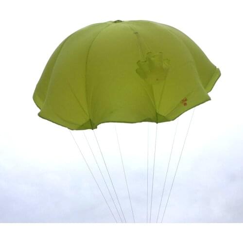 High quality 12-15kg Model aircraft nylon parachute Ejection Umbrella with lanyard for FPV drone outdoor uav landing protection