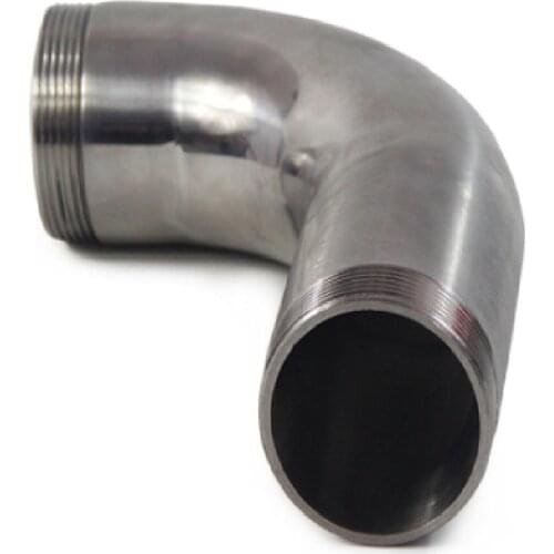 1.2inch/1.5inch stainless steel elbow connection with MF filter for air ring blower vacuum pump