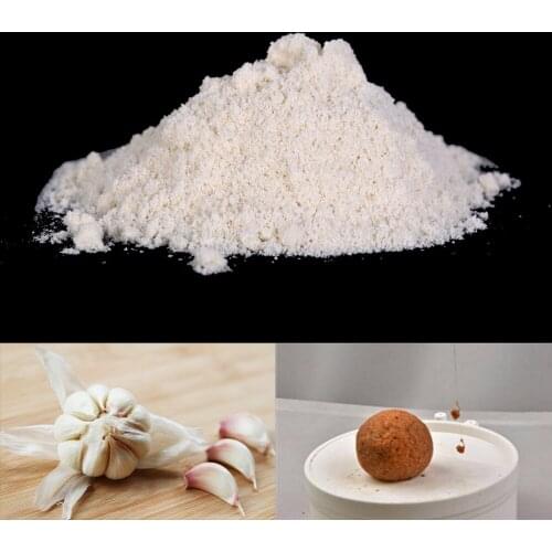 1 Bag Garlic Powder Bait Additive For Herabuna Bighead Carp Fishing GroundBait Feeder Ground Bait additives Fishing Lure