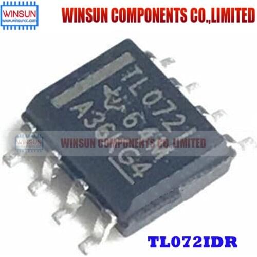 10PCS/LOT TL072IDR SOP8 TL072C TL072CDR SOP TL072I Brand New