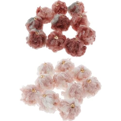 10 X Pendant Hairball Arts DIY Craft Project Charm Jewelry Making