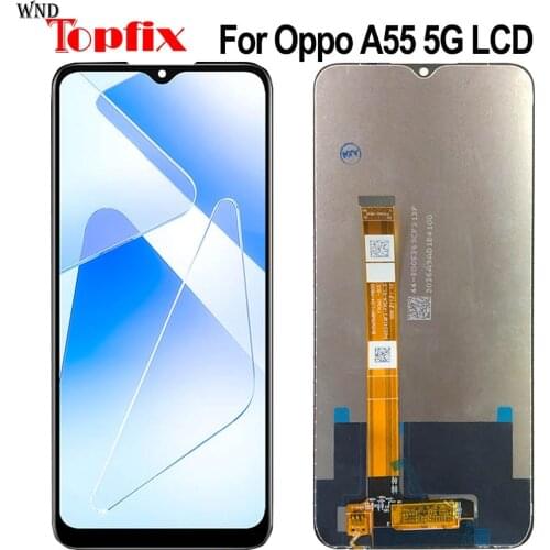 100% Tested For OPPO A55 5G LCD Display Touch Screen Assembly Replacement For Phone 6.5" Oppo A55 5G LCD PEMM00