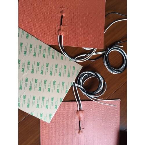 200X200mm,500W,220V, w/ NTC 100K Thermistor, Silicone Heater 3D Printer Heater,Heatbed