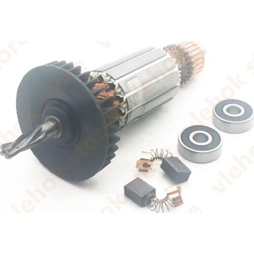 4 teeth AC220-240V Armature Engine Rotor Replace for Makita HP1620 HP1621 HP1621F HP1640 HP1641 HP1641F motor