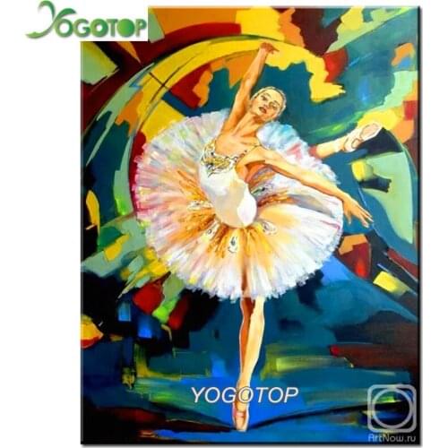 Diy Diamond Painting Ballet Girl Picture Of Rhinestones Diamond mosaic cartoon Diamond Embroidery Full Display Home Decor YY1280