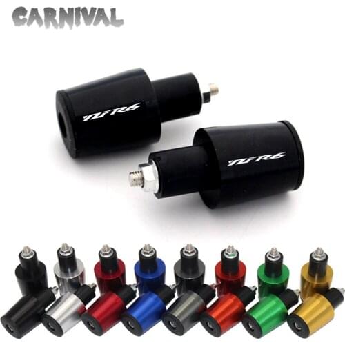 For YAMAHA YZFR6 YZF-R6 1999-2017 CNC Aluminum Motorcycle Accessories 7/8 "22MM Handlebar Grips Handle Bar End Cap Plugs