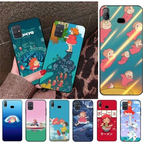 Krajews Ponyo Studio Ghibli Anime Phone Case For Samsung Galaxy A21 A01 A11 A31 A81 A10 A20 A30 A40 A50 A70 A80 A71 A51