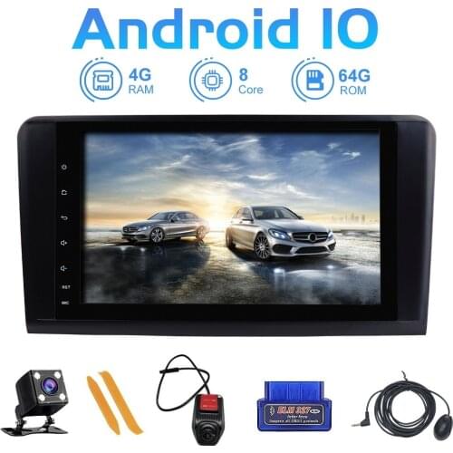 ZLTOOPAI Car Radio Multimedia Player GPS Navigation Android 10 For Mercedes-Benz GL ML CLASS W164 X164 Car Multimedia Player