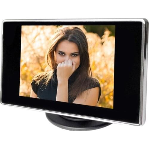 3.5" TFT LCD Car Monitor Auto TV Car rear view camera with mirror monitor Parking Assist Backup Reverse Monitor Car DVD Screen