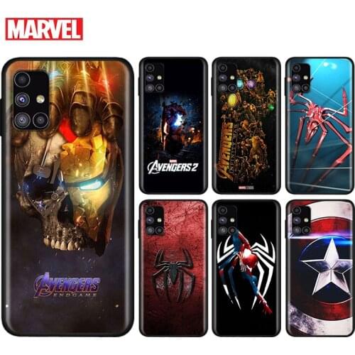 Marvel Avengers Infinity Gauntlet Logo For Samsung Note 20 10 9 8 Ultra lite Plus Pro F62 M62 M60 M40 M31S M21 M20 Phone Case