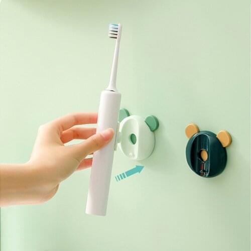 Electric Toothbrush Holder Magnetic Suction Shelf Wall Mounted Type Moisture-proof Storage Seat Traceless Support Fashion Cute