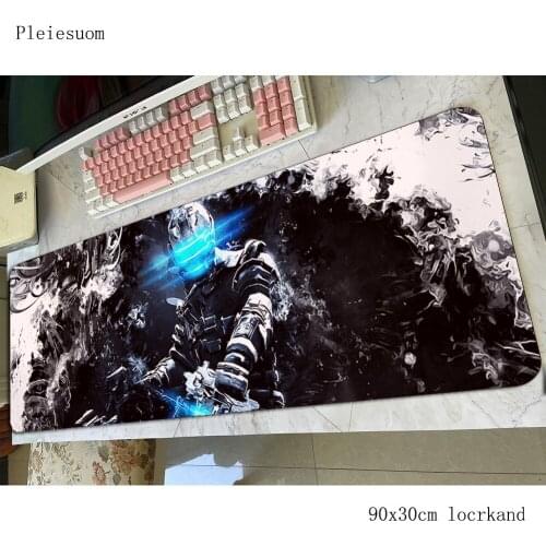 Dead space mouse pad 800x300x4mm mats big Computer mouse mat gaming accessories High quality mousepad keyboard games pc gamer