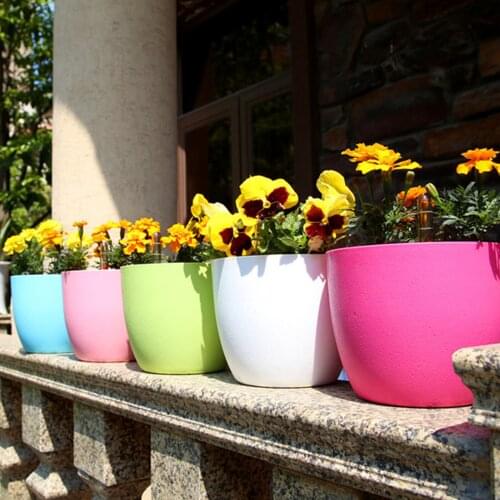 Metal Bucket Flower Hanging Pot Balcony Garden Pots Plant Plant Growth Tracking Flower Holders Wall Hanging With Nail Home Decor
