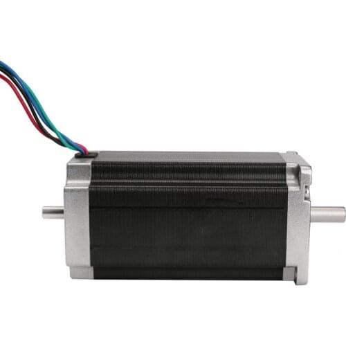 Motor of Face Musk Machine! Nema 23 Stepper Motor 340 oz-in 84mm 4A 8mm Flat shaft Dual Shaft CNC machine Kits