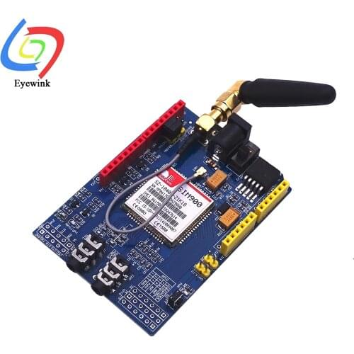 New SIM900 GPRS/GSM Shield Development Board Quad-Band Module For Arduino Compatible